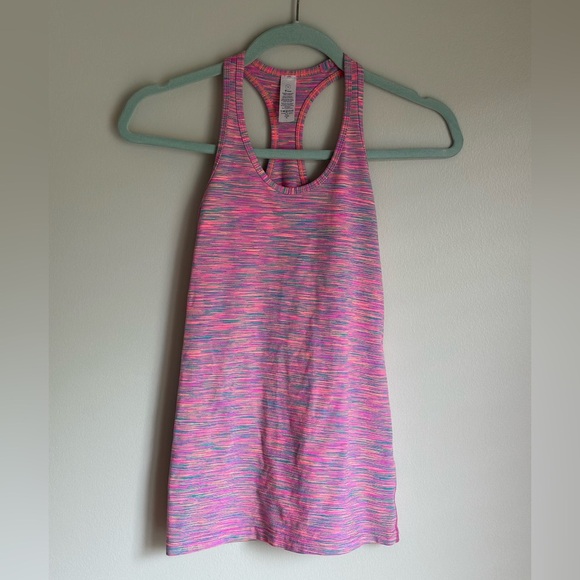 IVIVVA By Lululemon Tank Top Bundle Girls Size 14 Sleeveless Racerback Pink Blue - Picture 12 of 13